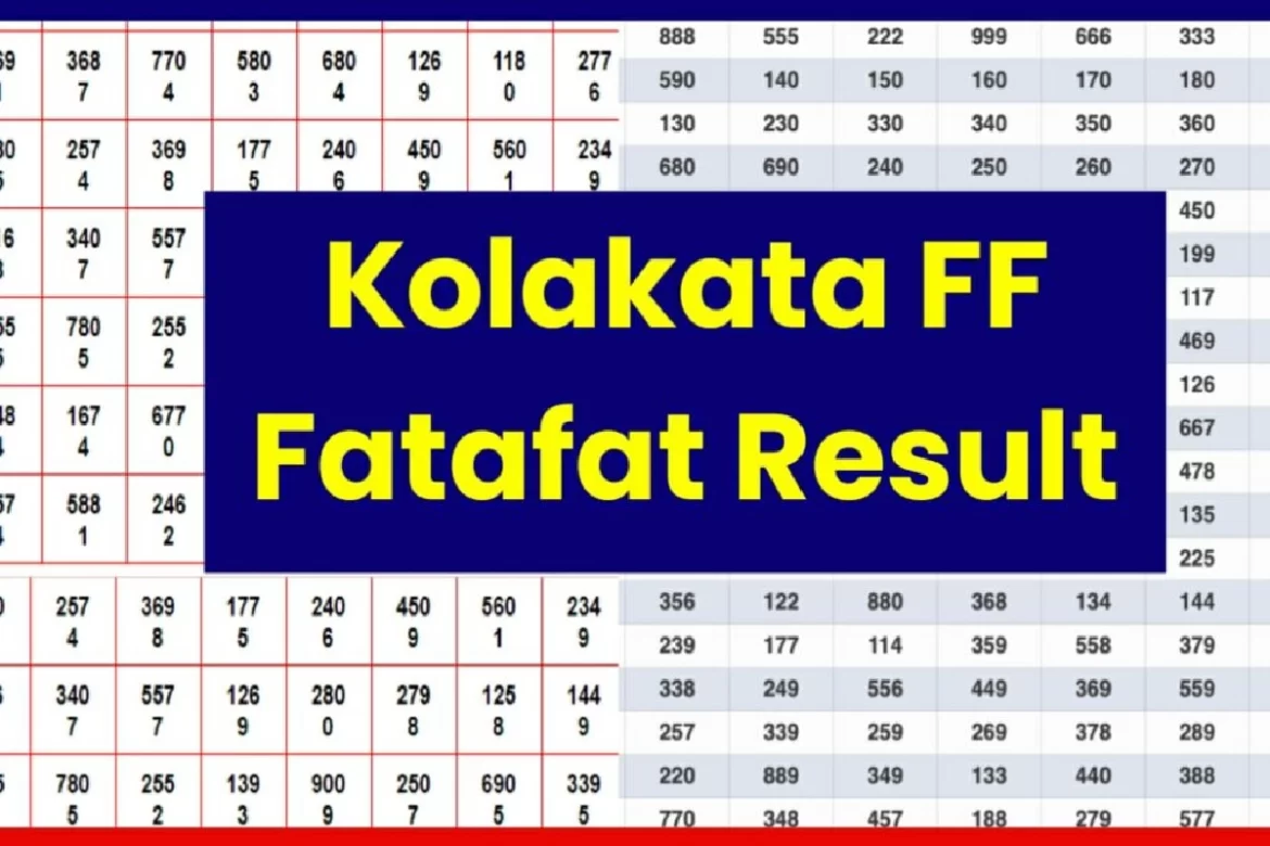 Kolkata Fatafat Result Todaya